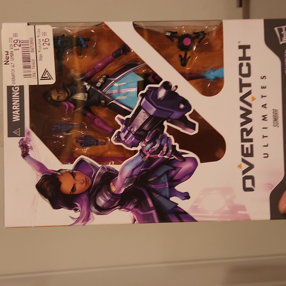 Overwatch Ultimates Sombra 6” Action Figure with Accessories Hasbro New